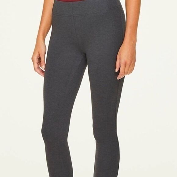 LOFT Pants - LOFT Dark Grey Ponte Leggings-NWT